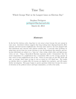 Time Tax - Scholars at Harvard