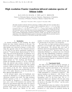 High resolution Fourier transform infrared emission spectra of lithium