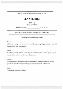 senate bill - Senator Lisa Baker
