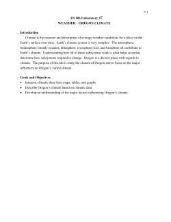 ES 106: Laboratory # 7
