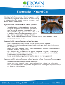 Flammables - Natural Gas - Brown Insurance Services