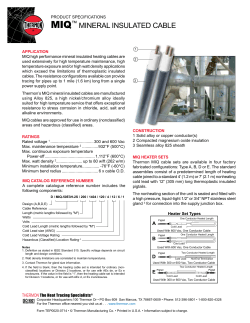 MIQ Product Specification