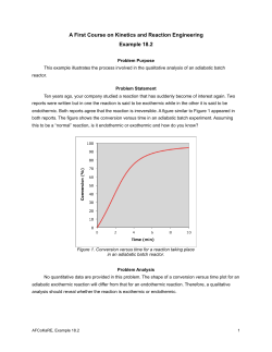 A First Course on Kinetics and Reaction Engineering Example 18.2