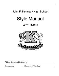 Here - John F. Kennedy High School