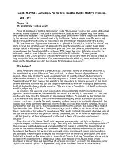 The Supremely Political Court