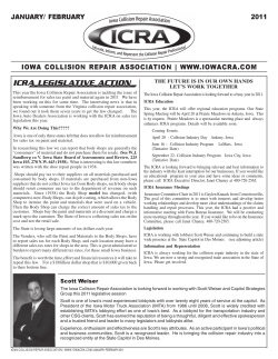 January - Iowa Collision Repair Association