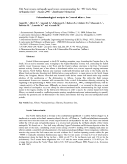 50th Anniversary earthquake conference - HAL-Insu