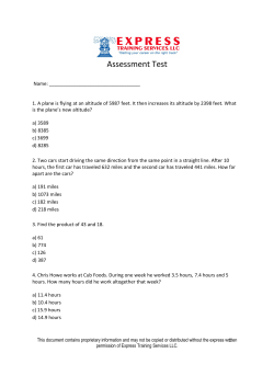 Practice Test - Express Training Services