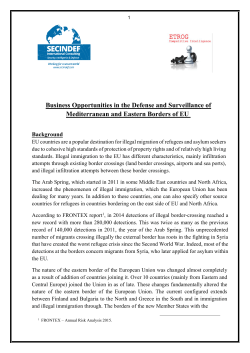 Business Opportunities in the Defense and Surveillance