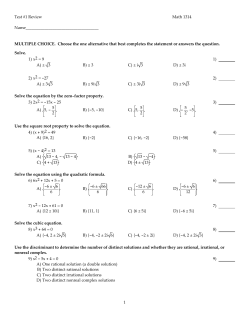 Test # 1 Review Math 1314 Spring 2013.tst