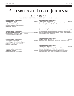 opinions - Allegheny County Bar Association