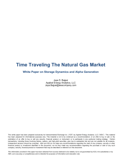 Time Traveling The Natural Gas Market