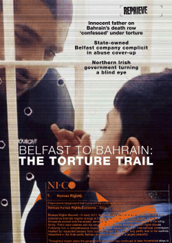 Belfast to Bahrain: the torture trail