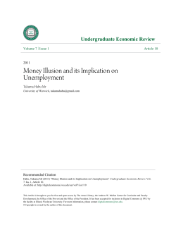 Money Illusion and its Implication on Unemployment