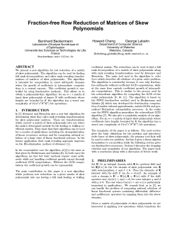 Fraction-free Row Reduction of Matrices of Skew Polynomials