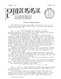 midland`s pioneer families - Midland Genealogical Society