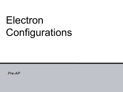 Electron Configuration