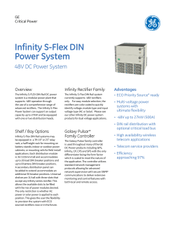 Infinity S-Flex DIN Power System