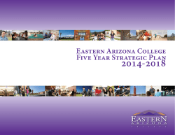Strategic Plan - Eastern Arizona College