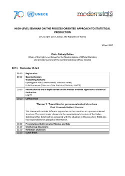 HIGH-LEVEL SEMINAR ON THE PROCESS-ORIENTED