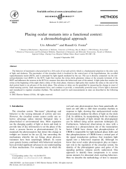 Placing ocular mutants into a functional context