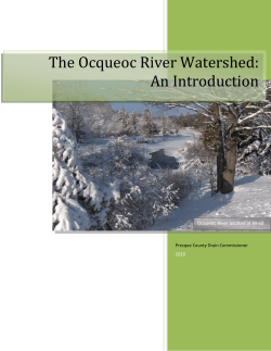 The Ocqueoc River Watershed: An Introduction