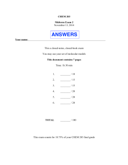 Answers - Nov 2014 Midterm 2