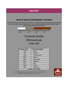 3100 Low VOC Formula Guide