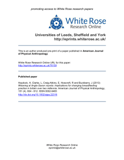 - White Rose Research Online