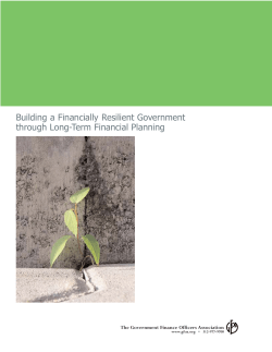 Building a Resilient Government