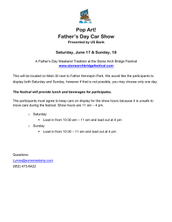 Pop Art! Father`s Day Car Show