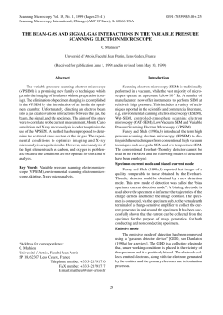 THE BEAM-GAS AND SIGNAL-GAS INTERACTIONS IN THE