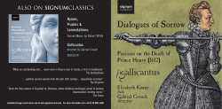 Dialogues of Sorrow