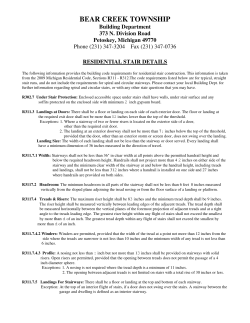 2009 Residential Stair Details