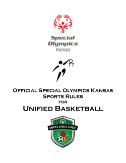 Unified Basketball - Special Olympics Kansas