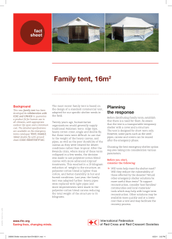 Family tent, 16m2