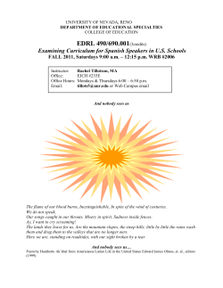 Examining Curriculum for Spanish Speakers in US