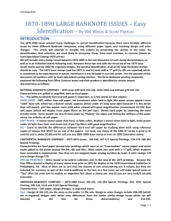 1870-1890 LARGE BANKNOTE ISSUES &ndash; Easy