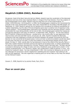 Heydrich (1904-1942), Reinhard