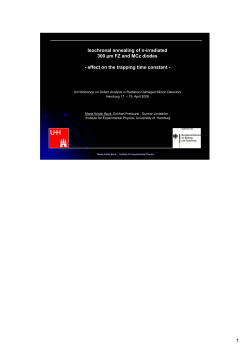 Isochronal annealing of n-irradiated 300 &micro;m FZ and MCz diodes