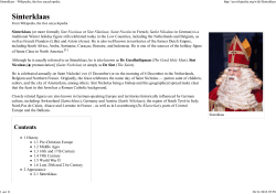 Sinterklaas - Wikipedia, the free encyclopedia
