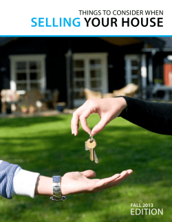 Things to Consider When Selling Your House