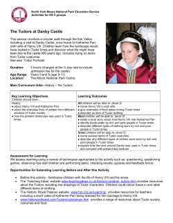 The Tudors at Danby Castle - North York Moors National Park