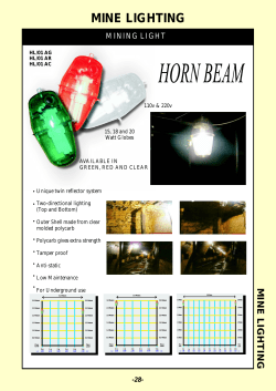 Mine Lighting - Fire-Quip