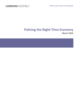 Policing the Night-Time Economy