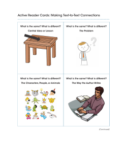 Active Reader Cards: Making Text-to-Text Connections