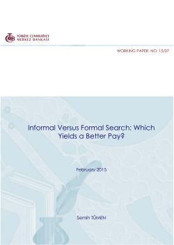 Informal Versus Formal Search: Which Yields a Better Pay?