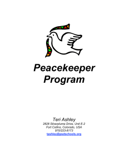 Peacekeeper Program
