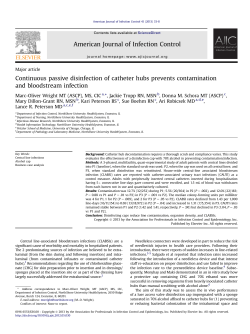 - American Journal of Infection Control