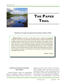 Breaking Through Ecosystem Boundaries
